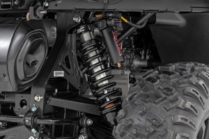 CFMOTO UFORCE U10 Pro Coilover Suspension Kit - Rear - Rough Country - Vertex, Adjustable (16-stage), Monotube, Nitrogen-Charged, 0-2 in Lift CFMOTO UFORCE U10 Pro Coilover Suspension Kit - Rear - Rough Country - Vertex, Adjustable (16-stage), Monotube, Nitrogen-Charged, 0-2 in Lift